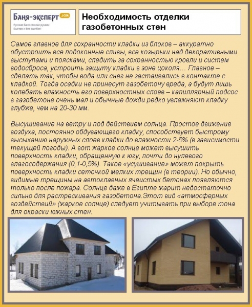 Баня из газобетона Баня из газобетона