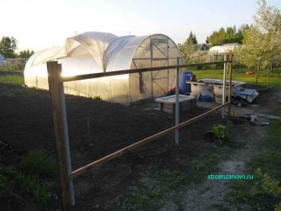  
Забор на даче своими руками