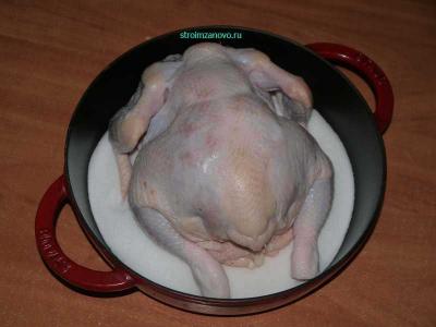  
Рецепт курицы на соли