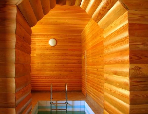 Обшивка бани внутри вагонкой