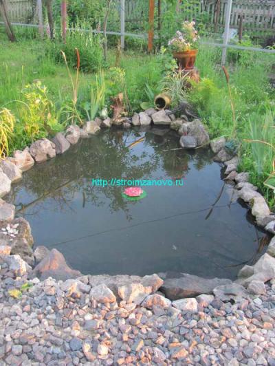 
Как сделать пруд на даче