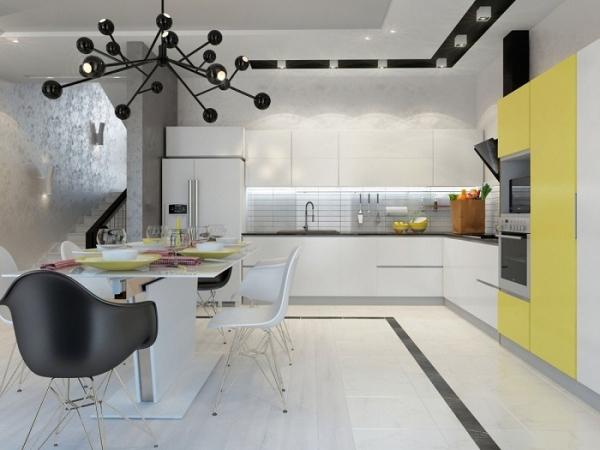 Интерьер кухни в таунхаусе (25+ фото): идеи, стили, рекомендации дизайнеров
