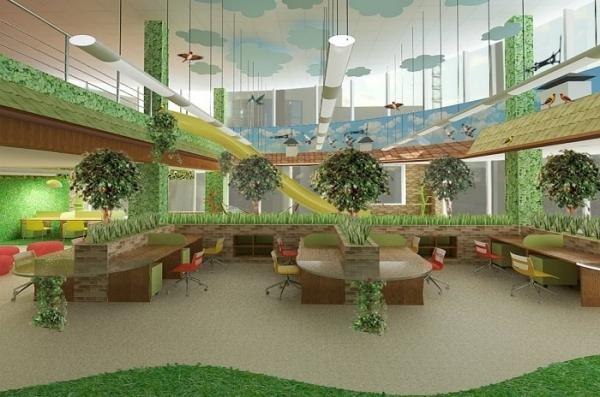 Дизайн офиса в современном стиле: цвета, декор, функциональность