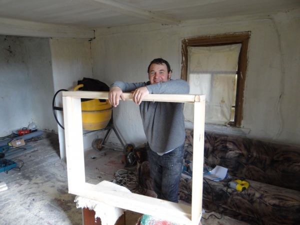 Продолжаем строительство бани весной