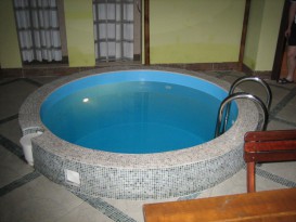 Проекты бань из бруса с бассейном