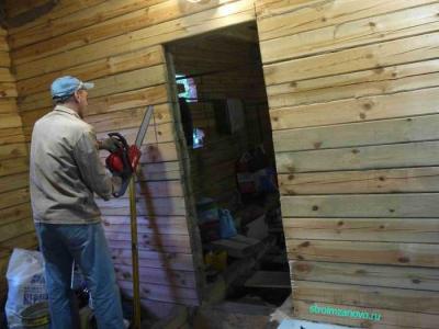  
Окосячка двери