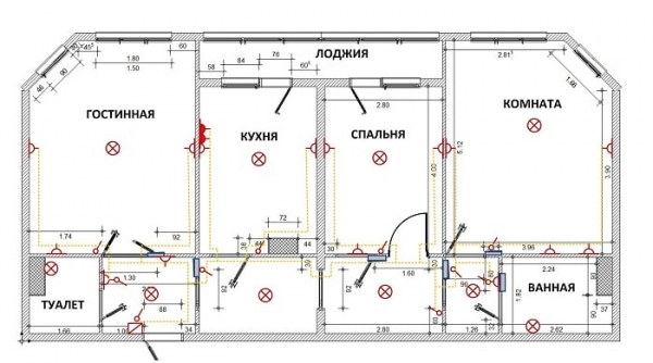 Электромонтажные работы в квартире: поэтапная схема выполнения Электромонтажные работы в квартире: поэтапная схема выполнения