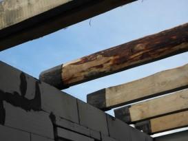 Одноэтажные бани с верандой