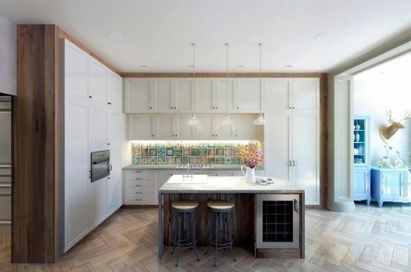 Интерьер кухни в таунхаусе (25+ фото): идеи, стили, рекомендации дизайнеров