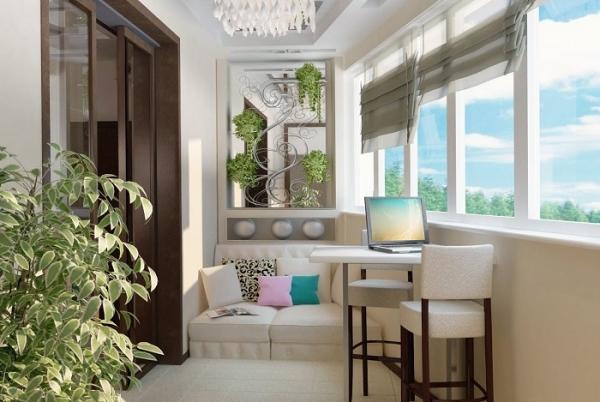 Дизайн лоджии в квартире: правила обустройства уютного и функционального пространства