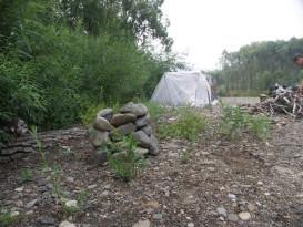 Походная баня своими руками