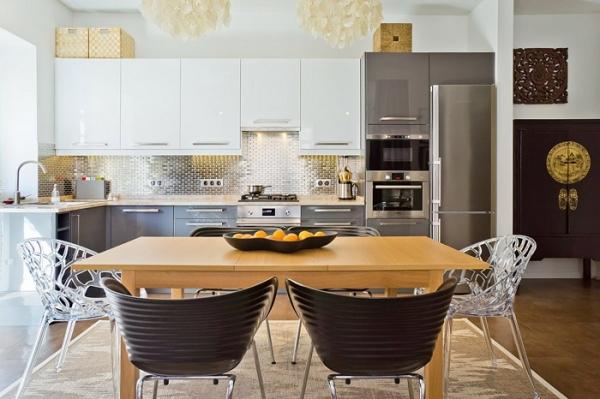 Интерьер кухни в таунхаусе (25+ фото): идеи, стили, рекомендации дизайнеров