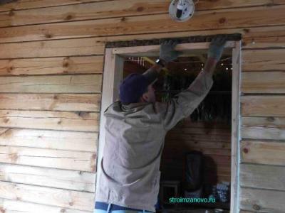  
Окосячка двери