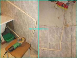  
Замена полотенцесушителя