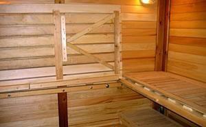Полок для бани своими руками чертежи