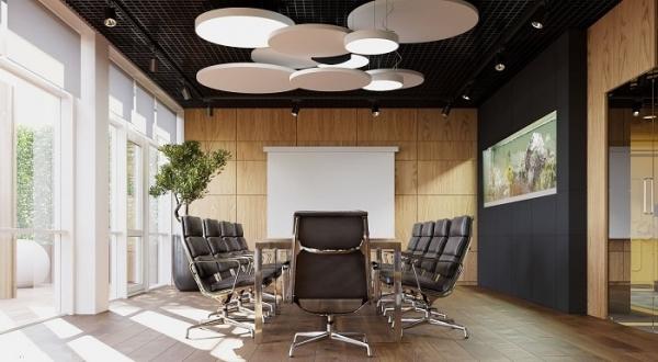 Дизайн офиса в современном стиле: цвета, декор, функциональность