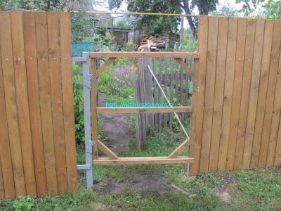  
Как сделать калитку