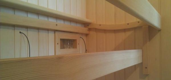 Полок в баню — чертежи