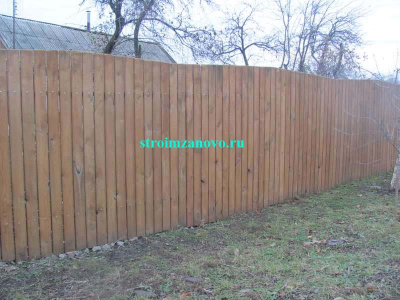  
Виды заборов