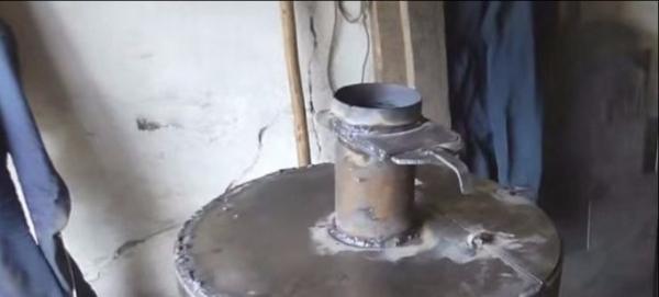 Как сварить печь для бани из трубы