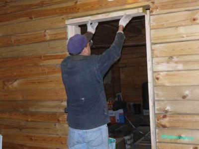  
Окосячка двери