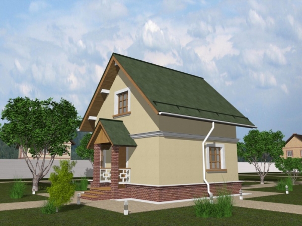 Каркасная баня с мансардой своими руками