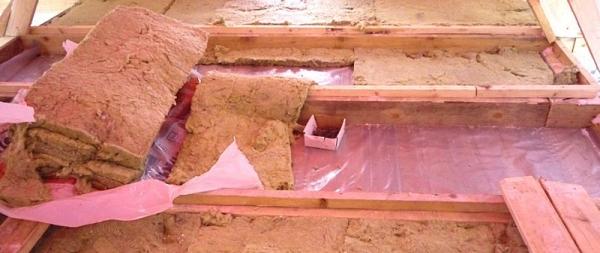 Как утеплить пол в бане
