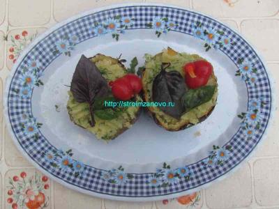  
Картофель, запечённый с сыром