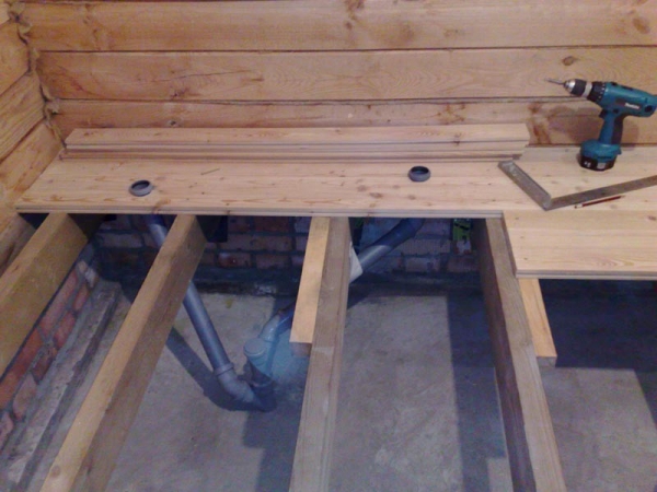 Пол в бане своими руками — пошаговое руководство Пол в бане своими руками — пошаговое руководство