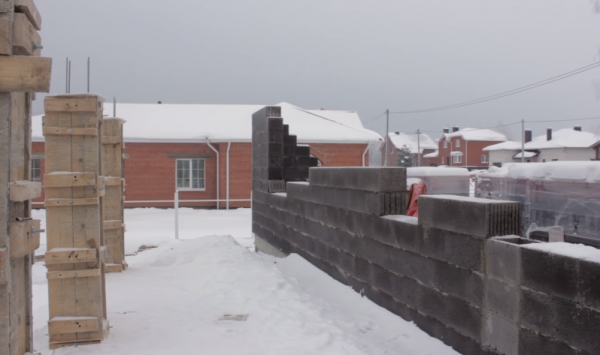 Как построить баню из керамзитных блоков