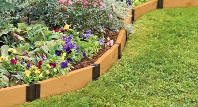Грядки из пластиковой доски + фото