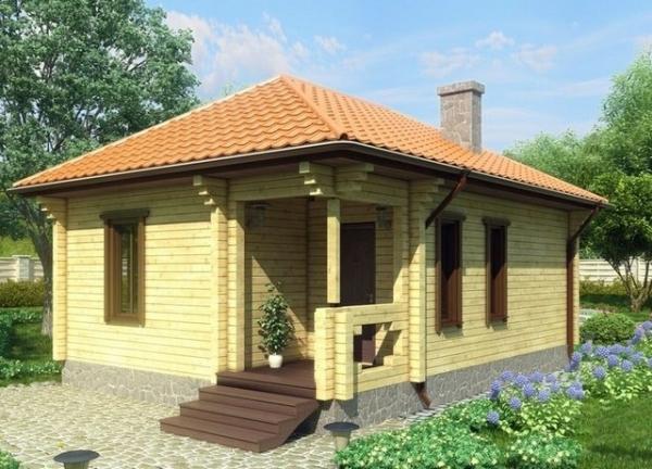 Красивые бани из бруса проекты