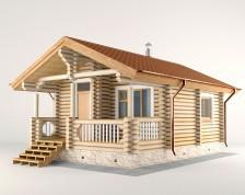 Проекты одноэтажных бань