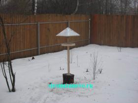  
Как сделать кормушку для птиц