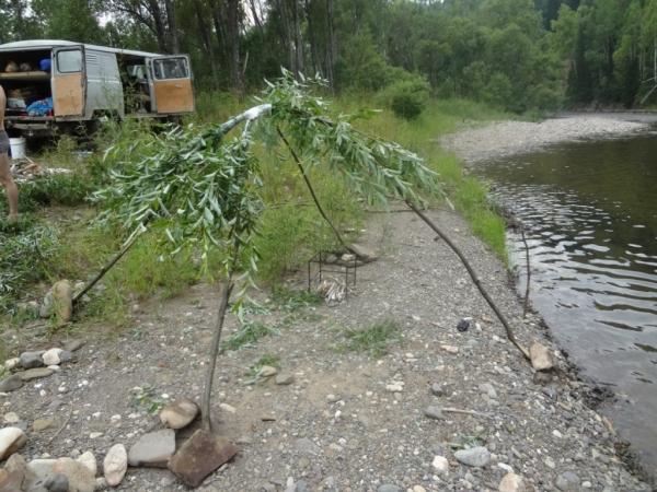 Походная баня своими руками