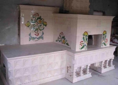 Тонкости плиточной облицовки печей