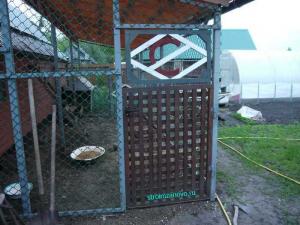  
Деревянная калитка со спартаковским ромбом своими руками