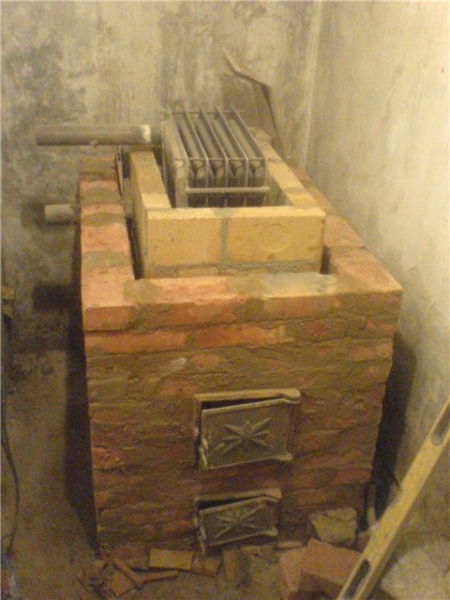 Как сделать печь со встроенным котлом