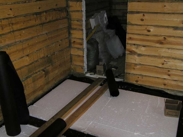 Пол в бане своими руками — пошаговое руководство Пол в бане своими руками — пошаговое руководство