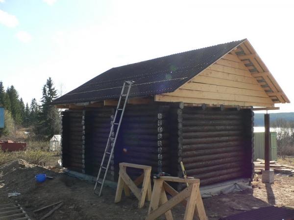 Покрытие крыши ондулином