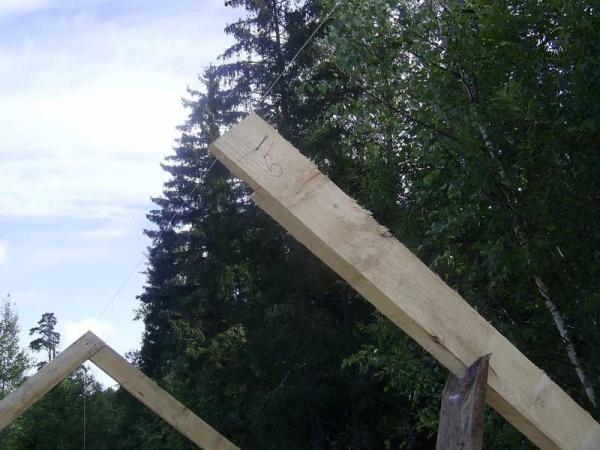 Как сделать крышу на бане Как сделать крышу на бане