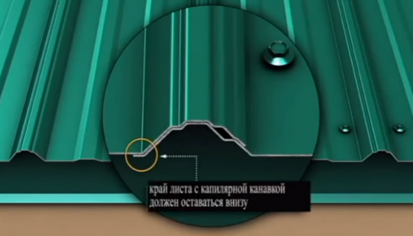 Правила монтажа профнастила на крышу Правила монтажа профнастила на крышу