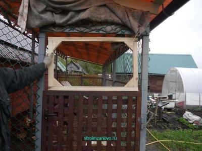  
Деревянная калитка со спартаковским ромбом своими руками