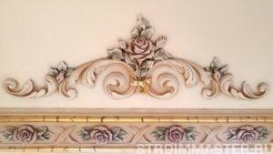 Патирование лепнины