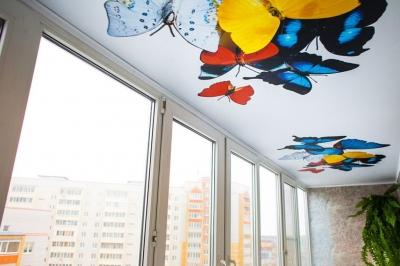 Потолок на балконе и лоджии. Варианты отделки с фото