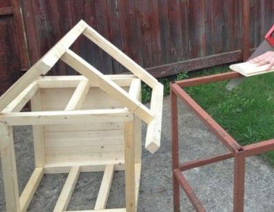 Будка для собаки своими руками: используем чертежи
