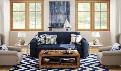 Морской стиль интерьера для загородного дома: особенности и примеры оформления Морской стиль интерьера для загородного дома: особенности и примеры оформления