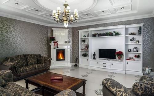 Виды каминов в интерьере