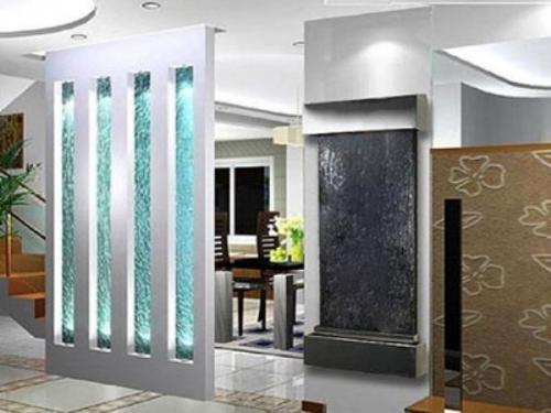 Водяная стена в  интерьере