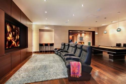 Интерьер домашнего кинотеатра: как обустроить